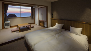 和洋室 (ツイン+和室6畳) ウォシュレットトイレ付  禁煙