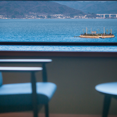 湖側客室からの眺め