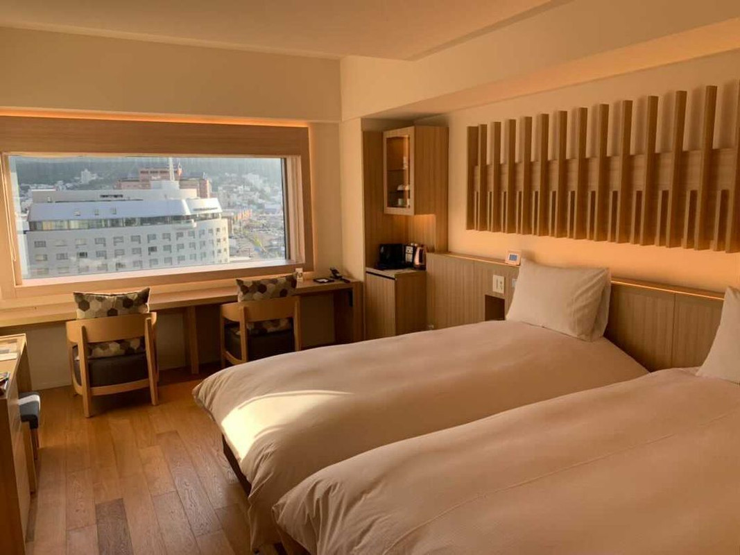 白木が使用された客室