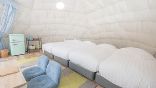 ドームテント (シングルベッド4台) 禁煙