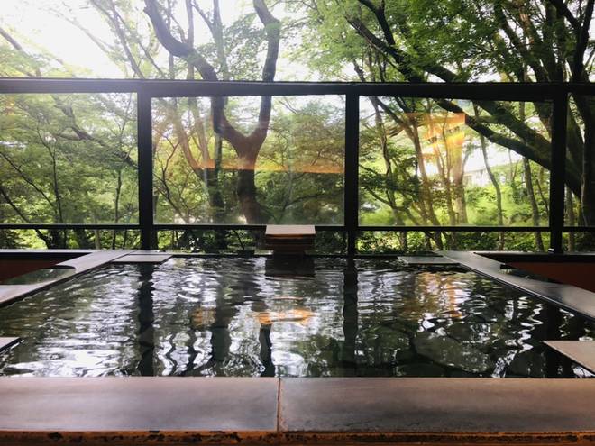 客室露天風呂の眺望一例 / 1