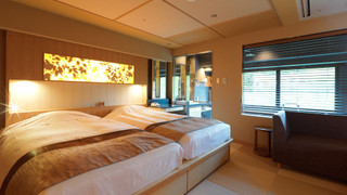 (こもれび) 展望バス付和室ツイン (禁煙)