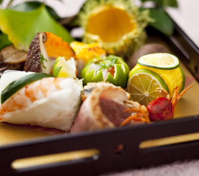 会席料理のメニュー例(2) / 4