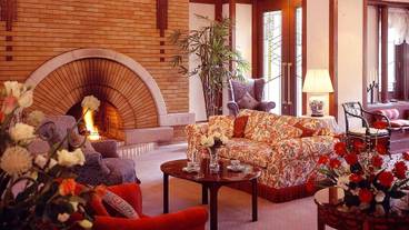 暖炉があるロビー / 1