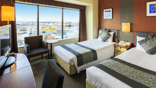 ツインルーム シングルベッド2台 禁煙 20-31階