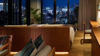 デラックスコーナーツイン（高層階、ソファベッド付）