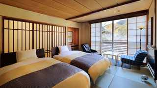 [風林] 和洋室10畳ツインベッド (禁煙室)