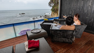 ダブルルーム　露天風呂付　シービュー　1階