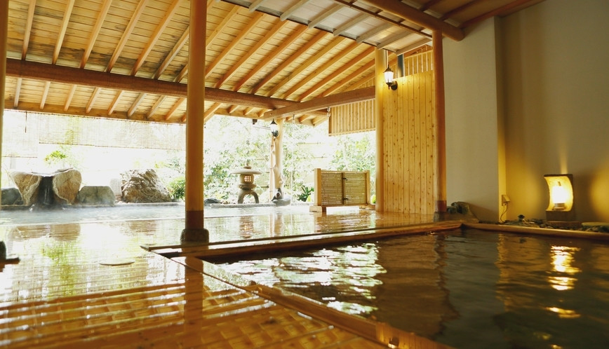 混浴大浴場の広さに驚く!彼と一緒に湯あみはいかが?4005512