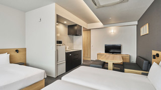 アパートメント (4 Single-Beds)
