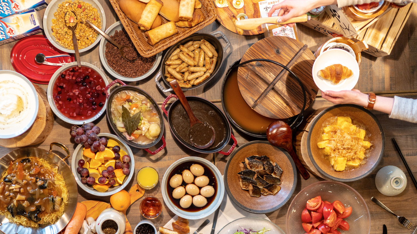 朝食ビュッフェ