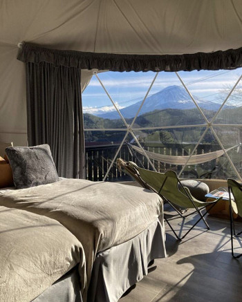 送迎もあり！全室から富士山を眺めるグランピング施設3464320