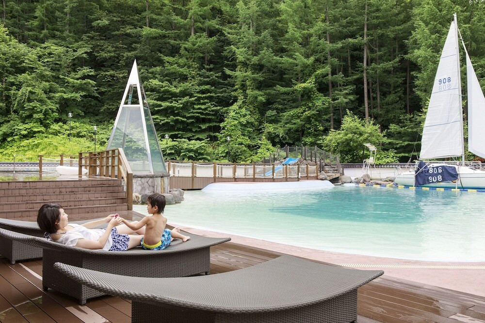 天然温泉を使ったビーチで癒される♡1日では遊び足りないリゾートホテル3495096