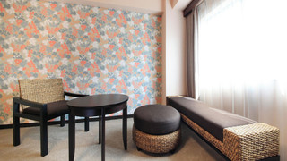 ツインルーム シングルベッド 2 台 喫煙可