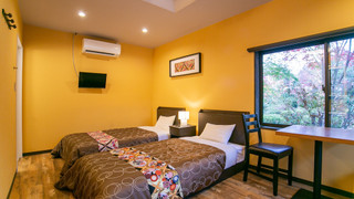 スタンダード ツインルーム (ペット同伴可)離れGR1 ※ベジタリアンの食事変更はできません