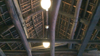 「大黒屋・サンガムcafe」内観 1265317 ２７０年の年月を感じる煤けた天井