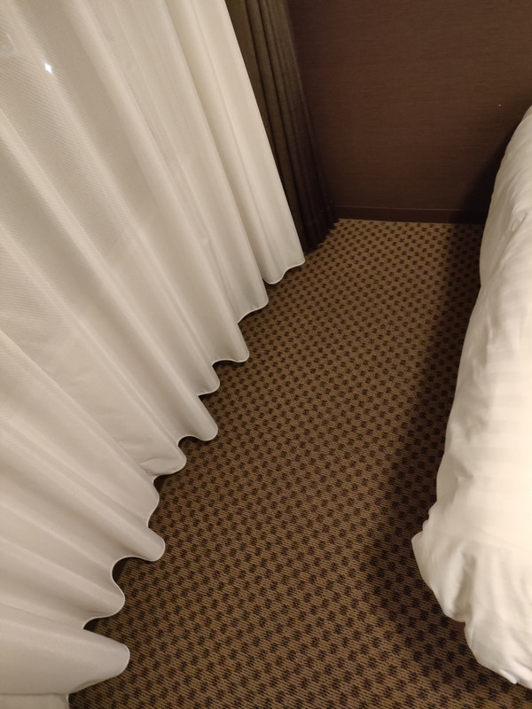 ここにキャリーケースを広げられます。