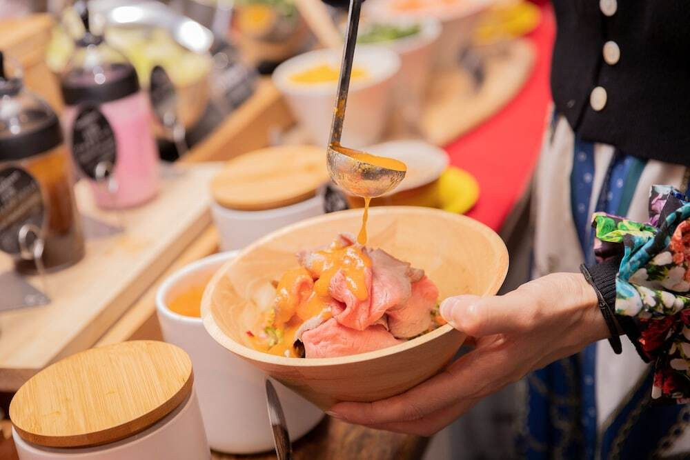 朝食ビュッフェ