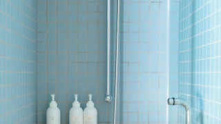 シティ スタジオ ダブルベッド 1 台 テラス 別館