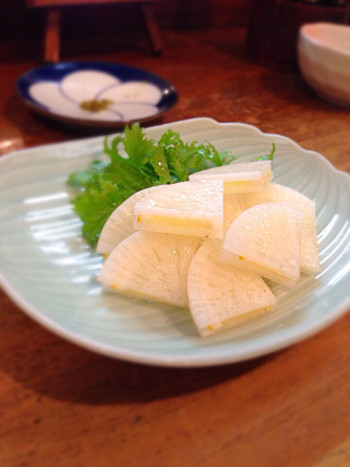 「一富」料理 754113 レモンサンド。なんでこんなに美味しいのー！