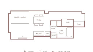 コンフォート 4 人部屋