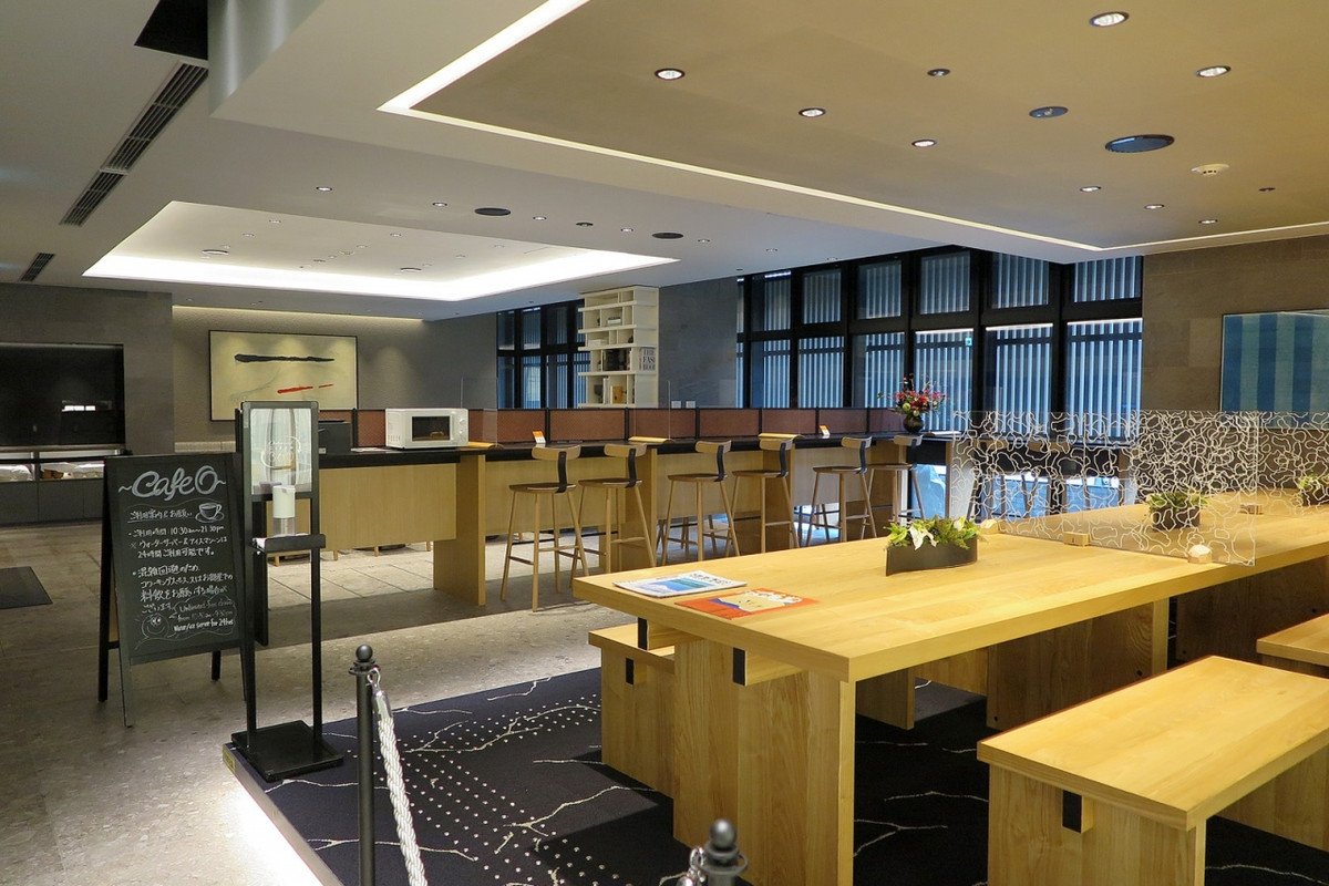 コワーキングスペースではソフトドリンクが無料です