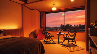 別邸峰の界 富山湾ビュー和モダン和室ベッドタイプ 禁煙