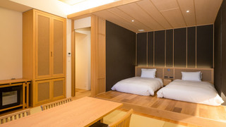 地蔵源泉かけ流し半露天風呂付き和洋室 禁煙