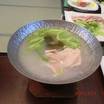 夕食：上州豚のしゃぶしゃぶ