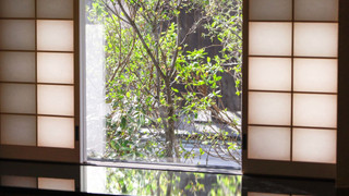 新館202:坪庭ビュー 畳間付 デラックス キングベッド