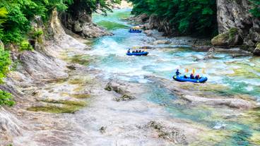 利根川でのラフティング(夏) / 4