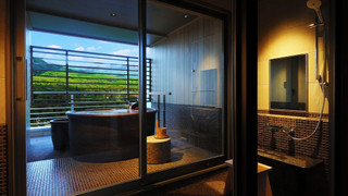 北館 5F金泉露天付き ツイン 禁煙 ガーデンビュー 神戸牛付き会席 (部屋食)