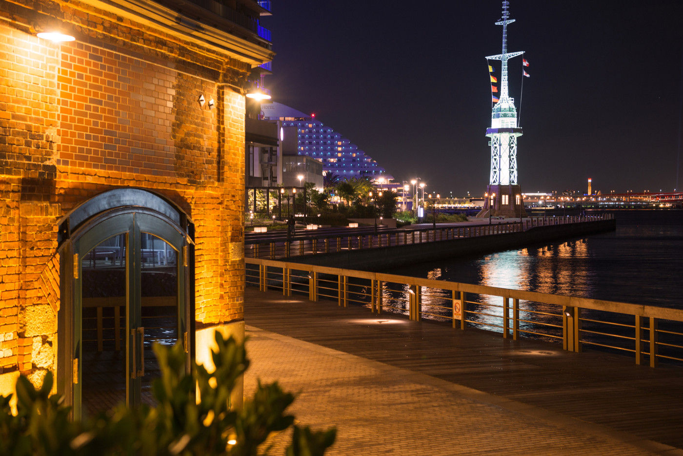 夜のハーバーランド