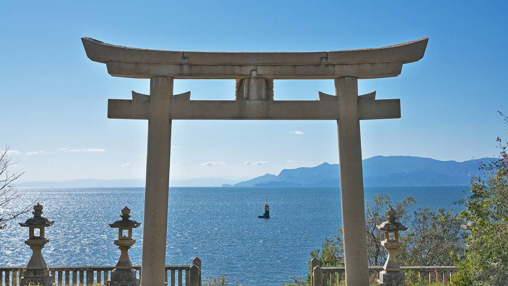 伊和都比売神社 鳥居 / 1