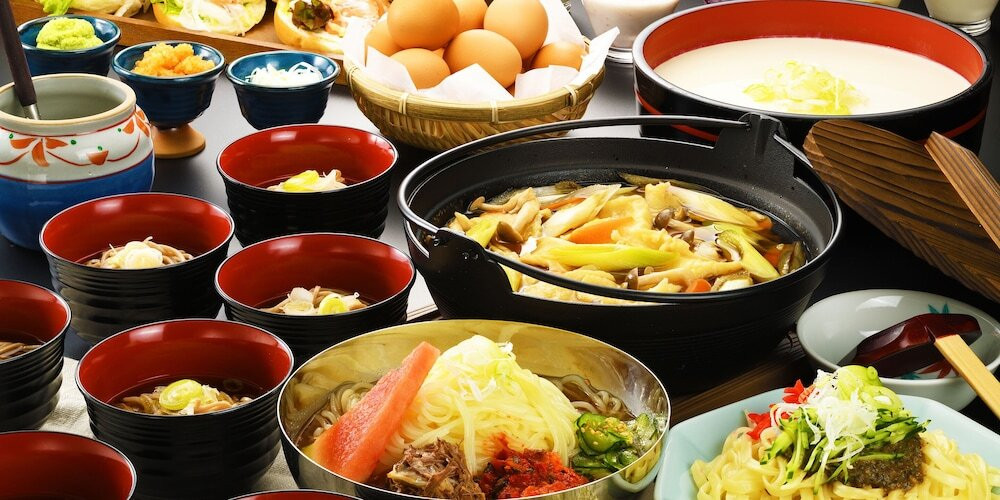 朝食ビュッフェ