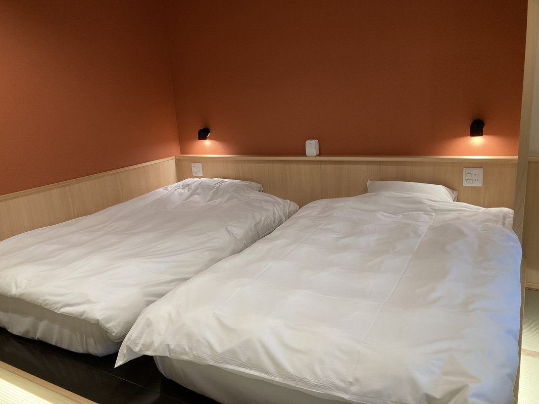 客室の寝室スペース