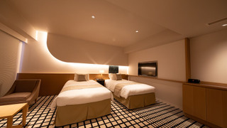 デラックス ツインルーム バリアフリー 禁煙 (6才以上は3名様まで)