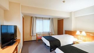 デラックス ツインルーム シングルベッド 2 台 喫煙可