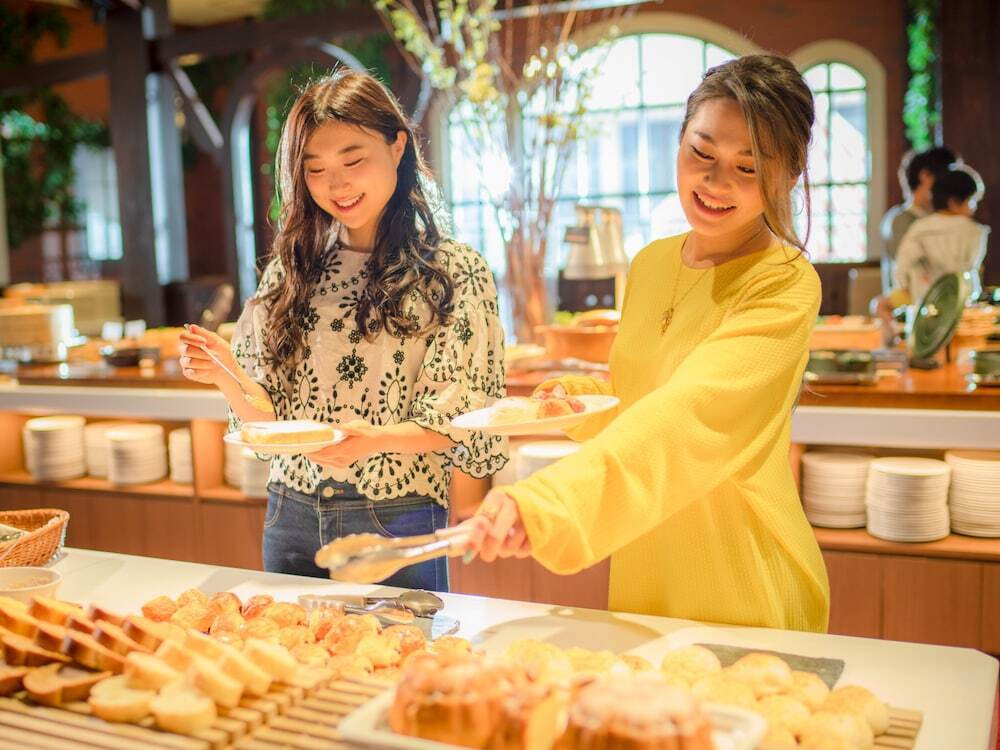 朝食ビュッフェ