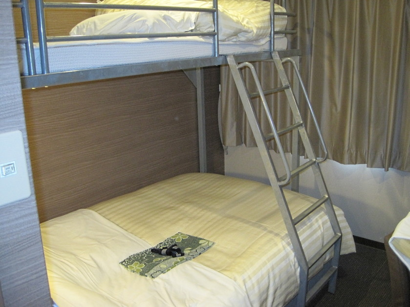 二段ベッドの部屋でした