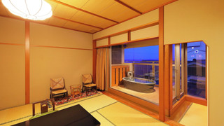 露天風呂付客室 バルコニー