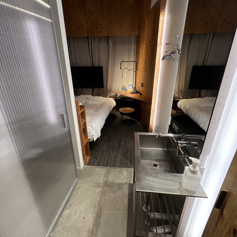 シンプルな洗面台