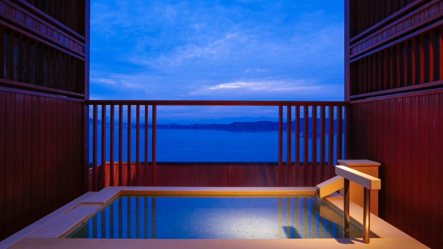 別邸 蒼空 天空TypeDの露天風呂