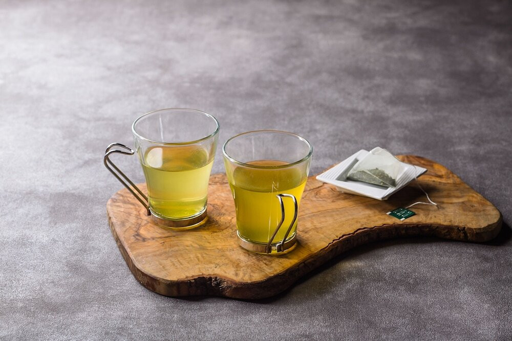 温泉ラウンジのお茶