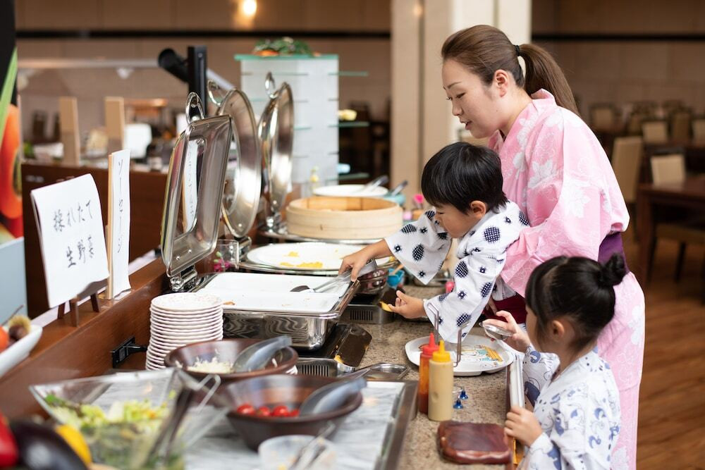 朝食バイキング①