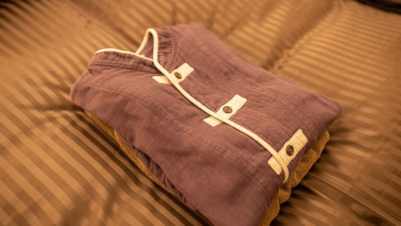 温泉露天風呂で彼とのんびりプライベートタイム3747332