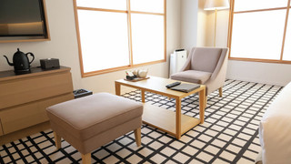 デラックス ツインルーム バリアフリー 禁煙 (6才以上は3名様まで)