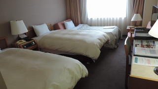 トリプルルーム 喫煙 シングルベッド2台+エキストラベッド1台