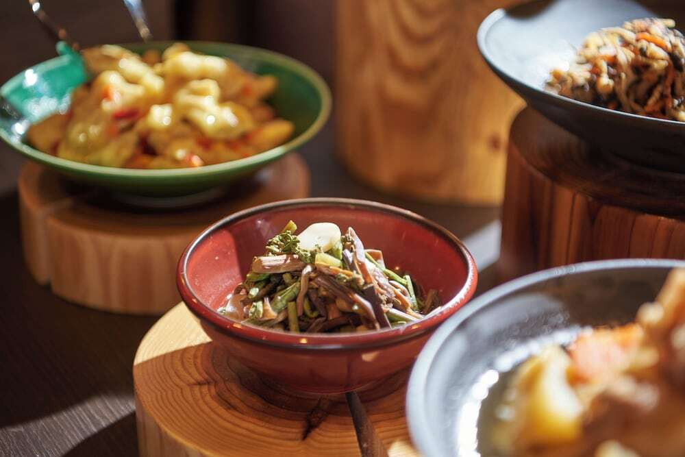 朝食ビュッフェ