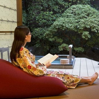 庭園付きの露天風呂付客室を贅沢に堪能3697071